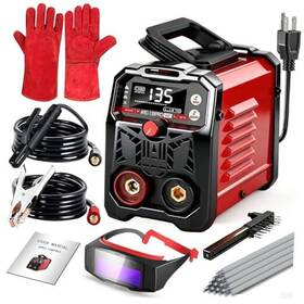 Arc-135pro Fgrsrz 110v Portable Welding Machine 2 In 1 Stick Welder/lift Tig Welder Red