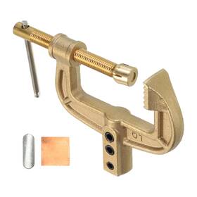 Fipux 680811651471 1pcs 800a Brass Ground Welding Earth Clamp Diy Clamping Range 60mm