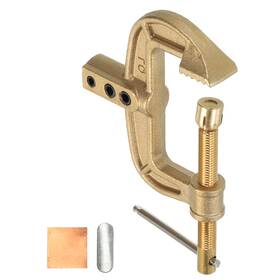 Fixinairp 680811651457 800a Brass Ground Welding Earth Clamp G-shape Diy Clamping Range 60mm 1pcs
