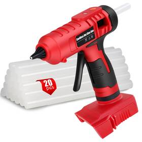 Sce-103 Foduuo 100w Cordless Hot Glue Gun Compatible With Milwaukee For Battery