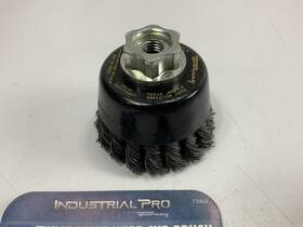 72865 Forney Wire Cup Welding Brush Knotted 3 Inch X .020 M10 1.25/1.50