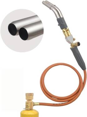 Wt-10 Fox Alloy 313029622659 Double Heads Mapp Gas Torch Turbo With 5ft Long Hose Map Tips
