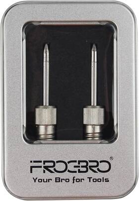 Frogbro 313053637667 2pcs Upgraded Alloy Replacement Soldering Iron Tips For Rechargeable Bat