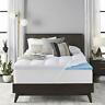 G-top-95140-ck-wht Dual Layer Gel Memory Foam Mattress California King Enhanced Support