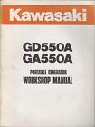 N99924-2019 Ga550a Manual Portable Generator Workshop Kawasaki 303 Gd550a