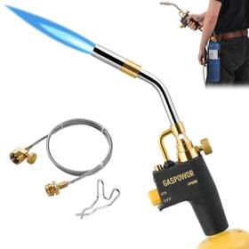 Gaspowor 783970190116 High Intensity Propane Torch Head With 4ft Hose And Cylinder Clip Map Gas Gaspowor 783970190116 High Intensity Propane Torch Head With 4ft Hose And Cylinder Clip Map Gas
