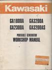 99924-2008 Generator Manual Ga1800a Kawasaki 2300a 3200a 34 Service 3200as