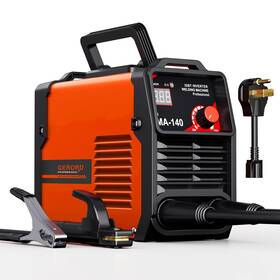 140ord001 Gerord Portable 110v 220v 140a Arc Mma Welding Kit W Lcd Rods For Steel Diy