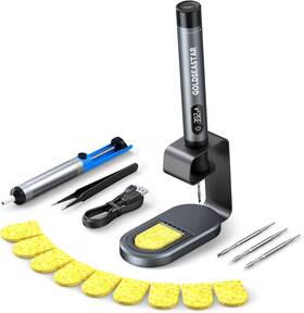 Csi-dlt-01 Goldseastar Cordless Soldering Iron Kit - 7s Fast Heating And Auto Sleep Portable Usb-c Re