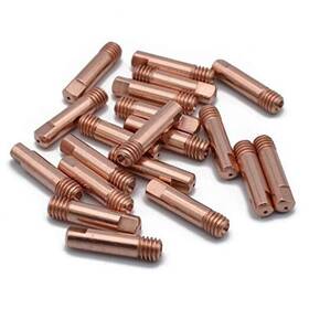 15ak-mb15 Gz-tools 20pk Contact Tip .035ftft And 0.9mm M6x25mm Copper Accessory For Mb-15ak Mig/mag