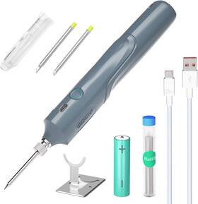 Usa-b18650 Handskit Cordless Soldering Iron 2600mah With Led Light 8w Welding Tools Rechargeable B