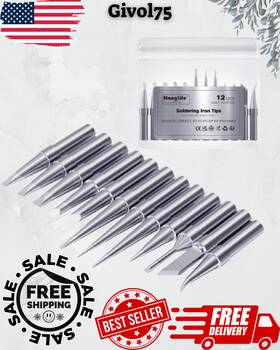 Hlsi-et-004 Hanglife New Et Soldering Iron Tips For Weller And More Stations