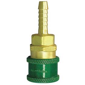 Gr608 Hansen Coupler Body Hose Barb 1/4 Brass Gr608 Hansen Coupler Body Hose Barb 1/4 Brass