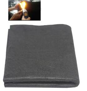 Hansway 943700960004 High Temp 18 Inch X 24 1/8 Carbon Fiber Welding Blanket Protect Work Area Fro