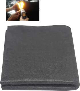 Hansway T020m-3mm High Temp 18 Inch X 24 1/8 Carbon Fiber Welding Blanket Protect Work Are Hansway T020m-3mm High Temp 18 Inch X 24 1/8 Carbon Fiber Welding Blanket Protect Work Are