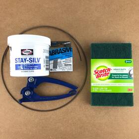 Wel56k Harris Brazing Solder Wire Alloy 56% Silver 1/16 Inch 5 Feet Stay-silv Flux And Bender