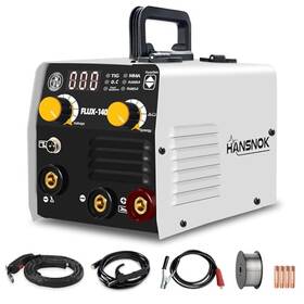 Flux-140 Hasnoktech Hansnok 130amp Portable Gasless Mig Welder 110v Flux Core Mig/lift