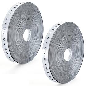H-metalpipestrap-2pc Hedume 2 Pack Galvanized Metal Pipe Strap 3/4 Inch X 100 Feet 24 Silver H-metalpipestrap-2pc Hedume 2 Pack Galvanized Metal Pipe Strap 3/4 Inch X 100 Feet 24 Silver