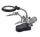 Helping Hands Soldering Led Light Desktop Magnifier With 360degree Roating Lens Helping Hands Soldering Led Light Desktop Magnifier With 360degree Roating Lens