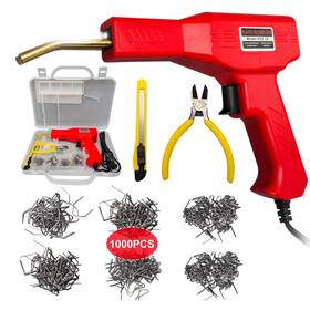 Hdh-1000-red Hengzhixingguang 220w Plastic Welder 1000 Pcs Hot Stapler Welding Kit Repair