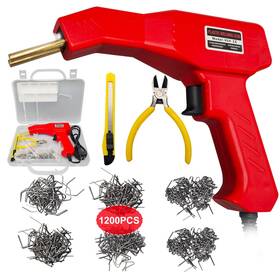 Hdz-1200-red Hengzhixingguang 220w Plastic Welder 1200 Pcs Hot Stapler Welding Kit Repair