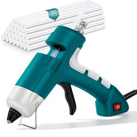 Hj041 Hhdqftslg 20w Hot Glue Gun With 30pcs Premium Sticks High Temp M Blue Hj041 Hhdqftslg 20w Hot Glue Gun With 30pcs Premium Sticks High Temp M Blue
