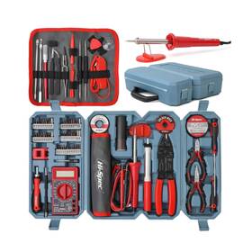 Hi-spec 884540161496 84pc Electronics And Solder Iron Kit. Multimeter Tools For Electric Hi-spec 884540161496 84pc Electronics And Solder Iron Kit. Multimeter Tools For Electric
