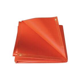 O51-10x12-20-b Hi Temp Welding Curtain 10 Ft H 12 W Orange 5pgw1 O51-10x12-20-b Hi Temp Welding Curtain 10 Ft H 12 W Orange 5pgw1