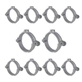 Hingg-34-10 Highcraft Iti-h34-10 Industrial Decor Hinged Split Ring Pipe 3/4 Inch Chrome