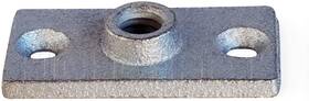 Pltg38-20 Highcraft Pltg38 Ceiling Flange Hanger 3/8 Inch Rod Galvanized Chrome