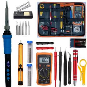 Desi90w Hilediqj Electric Soldering Iron Kit Adjustable Temperature