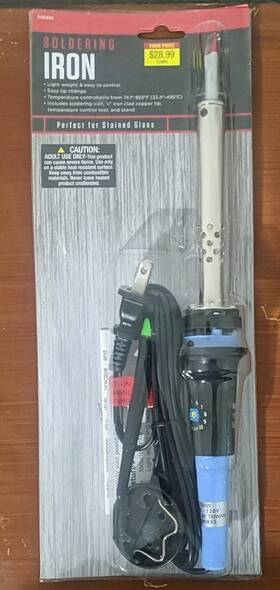 508404 Hobby Lobby New 100w Soldering Iron Made In Taiwan Corded Includes Stand 110v