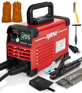 Mma205 Hone Stick Welder 110v Upgraded 205amp Mini Welding Machine With Lift Tig We
