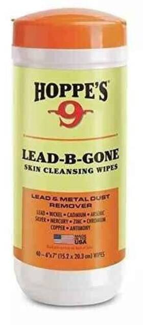 Lbg40 Hoppes Lead-b-gone Skin Cleansing Wipes Package Of 40