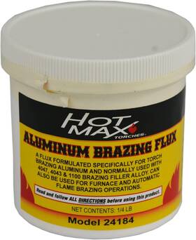 215606 Hot Max 24184 Aluminum Brazing Flux For Welding 1/4lb Container