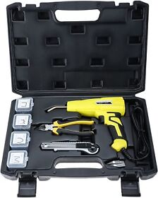 Bj-0001 Hot Stapler Plastic Welding Gun Kit Car Bumper Fender Fairing Repair 400 Staples