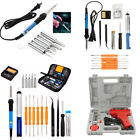 Hq400568 Hqmaster Electric Soldering Iron Welding Tool Kit Solder Wire Tweezers Hq400568 Hqmaster Electric Soldering Iron Welding Tool Kit Solder Wire Tweezers