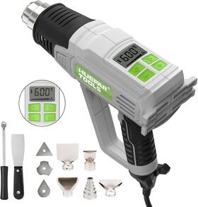 Hg01 Huepar Tools Heat Gun 10 Accessories Hot Air With Lcd Digital Display Hg01 Huepar Tools Heat Gun 10 Accessories Hot Air With Lcd Digital Display