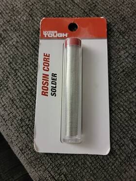 Hyper Tough 889526125493 Rosin Core Solder Tube For Electrical Soldering