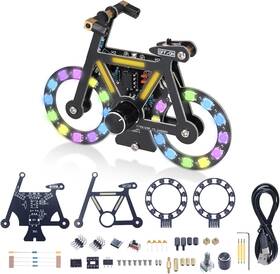 Icstation Is21594-3 Led Bike Soldering Practice Kit Knob Control Bicycle Projec