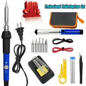 Rh724363 Ilibilib 60w Electric Soldering Iron Welding Tool Kit Solder Wire Desoldering New