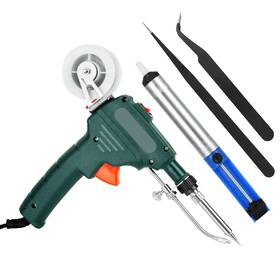 Imountek 617201852569 Soldering Iron Gun Kit 5-in-1 Automatic Hand-held 60w Feed Welding Tool With Pump