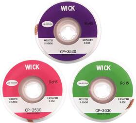 Hqwick1 Industrial Supply 3 In 1 Solder Wick Braid With Flux Desoldering No Clean Less Dross Solderi