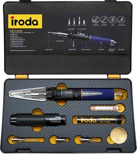 Iroda 445003699647 Inch 110k Cordless Soldering Iron Kit 30-125w 100 Min Runtime Butane Heat