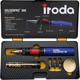 25-80w Iroda 726084812833 Solderpro Butane Soldering Iron Kit Multi-purpose 3-in-1 Pro Cordle 25-80w Iroda 726084812833 Solderpro Butane Soldering Iron Kit Multi-purpose 3-in-1 Pro Cordle