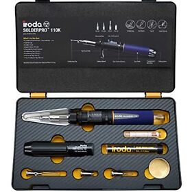 30-125w Iroda Solderpro 110k Cordless Butane Soldering Iron Kit 4-in-1 30-125w Iroda Solderpro 110k Cordless Butane Soldering Iron Kit 4-in-1