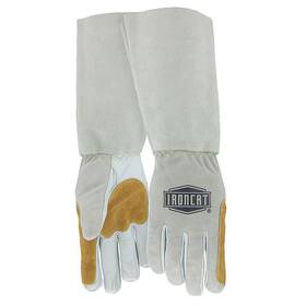 9072 Ironcat 9072/l Welding Gloves Gauntlet Cuff Reinforced Thumb Premium Cowhide L 1