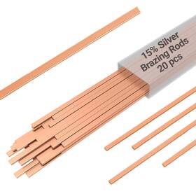 Bcup-5 Iswanta Hb003 15% Silver Brazing Rods With Raised Segments Design Copper Brass Braz Bcup-5 Iswanta Hb003 15% Silver Brazing Rods With Raised Segments Design Copper Brass Braz