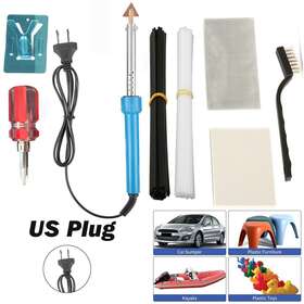 Jahyshow 880429933963 Electric Soldering Iron Kit 80w Plastic Welding For Bumper Kayak Repair Diy Arts