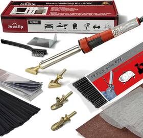 Jounjip 313034842820 Plastic Welding Kit Deluxe -ul Certified Welder 80w Iron- Profes